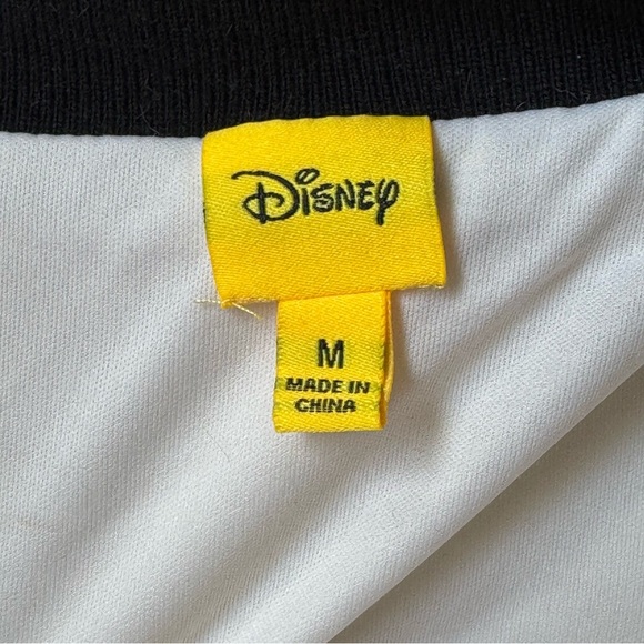 Disney White Teddy Jacket with Black Patch - Picture 4 of 6
